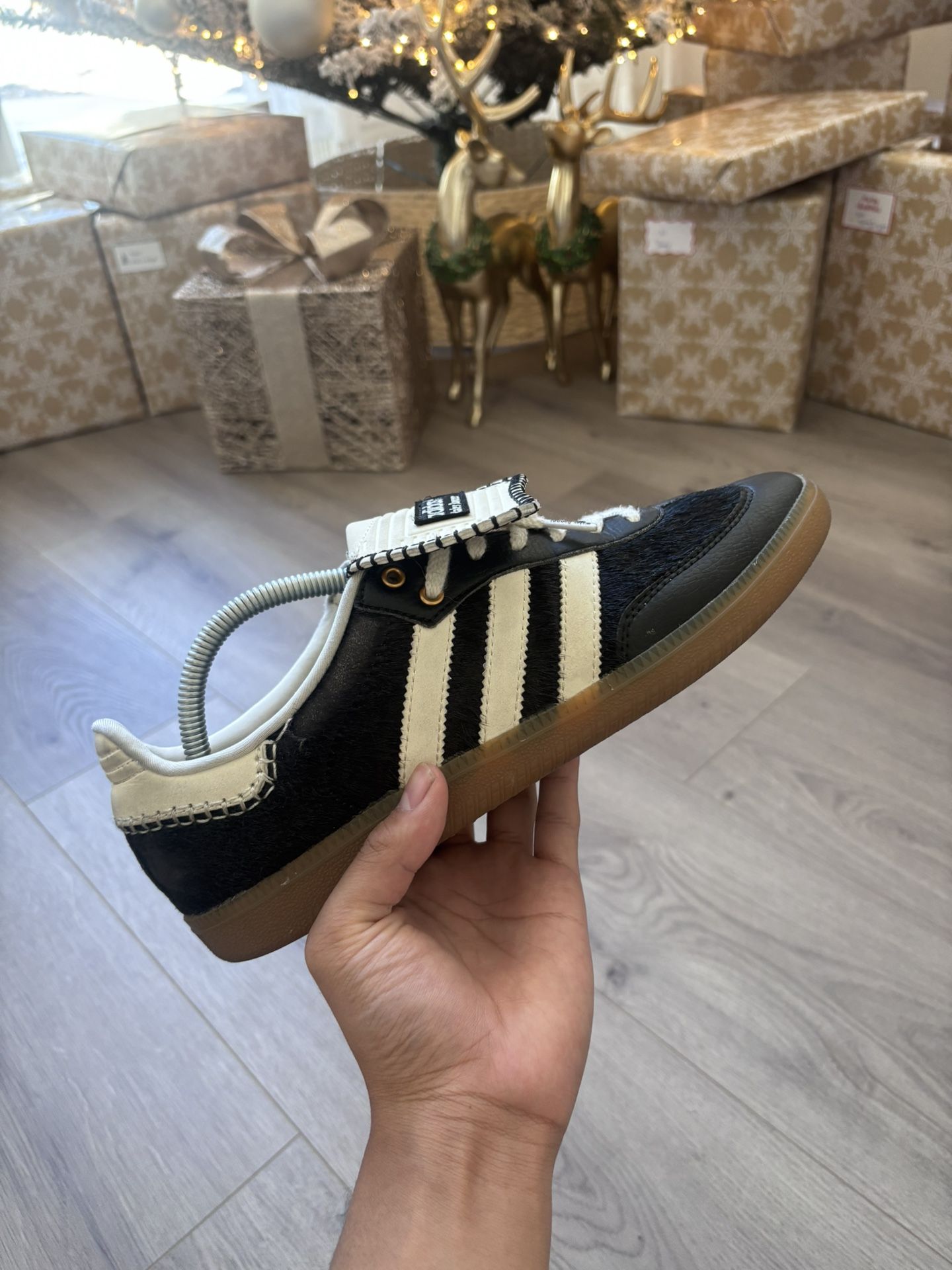 Wales Bonner Adidas Samba Fur Trainers Size 8.5