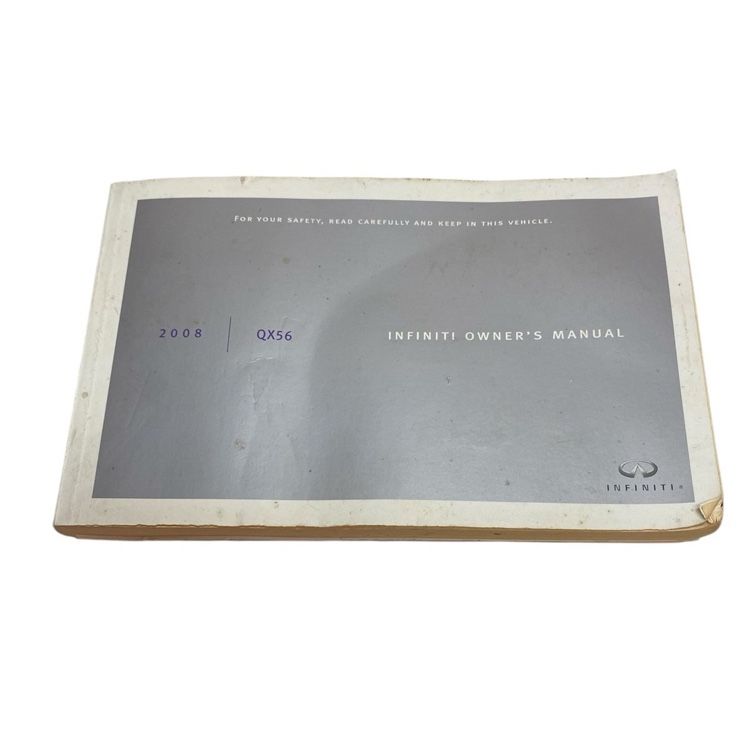 Genuine Factory OEM Owner's Manual 2008 Infiniti QX56