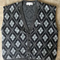 Vintage Crocodile Wool knitted Vest 