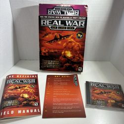 2001 Real War Air Land Sea PC Big Box Game Joint Chiefs of Staff complete game and manuals 