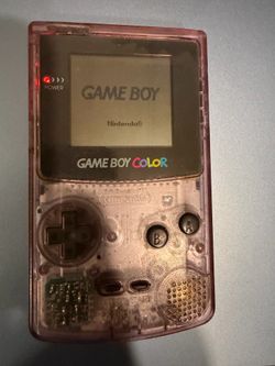Gameboy Color Clear & Pokemon