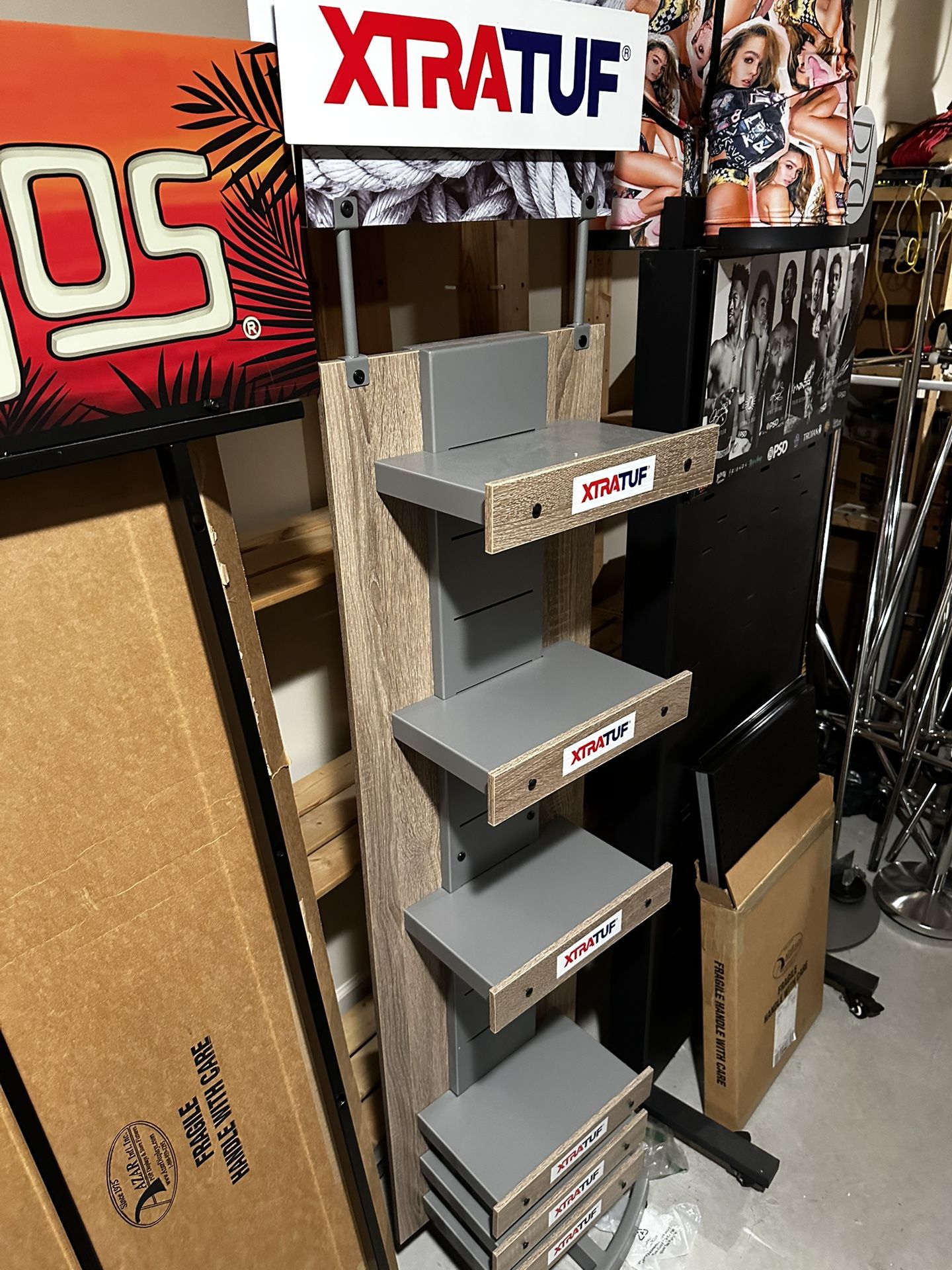 Store shoe rack and Slat wall Rack