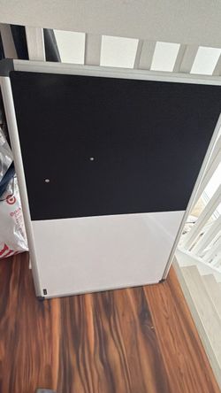 Dual-Surface Bulletin and Whiteboard