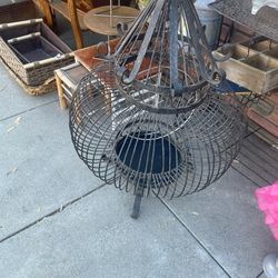 Large Wrought Iron Birdcage 36 By 20