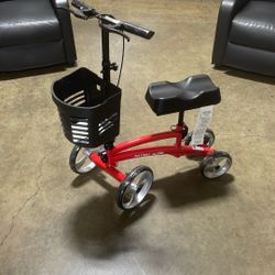 Deluxe Fly-weight Aluminum Transport Chair With Removable Casters 