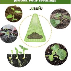 Paquete de 40 cubiertas de jardín para plantas, cubiertas reutilizables para plantas, protegen las plantas de pájaros, heladas, caracoles, etc.