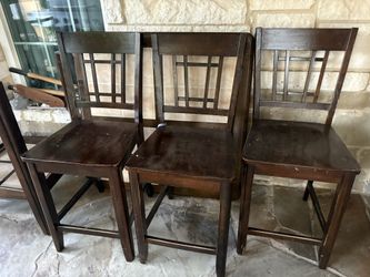 High Top 4 Chair Square Table