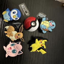 Brand NEW! 6 Crocs Charms Pokémon 
