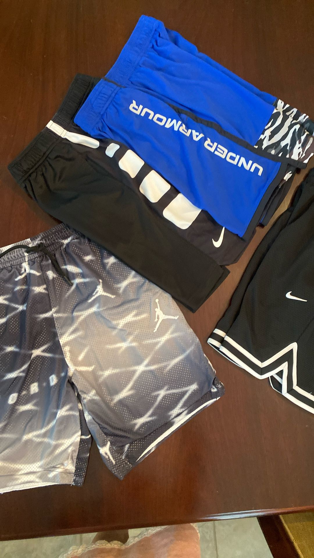 Youth Size 12 to 14 Jordan, Nike And UA Shorts