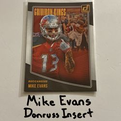 Mike Evans Tampa Bay Buccaneers All-Pro WR Donruss Short Print Insert Card. 