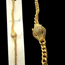 Stainless Steel Gold Bracelet 