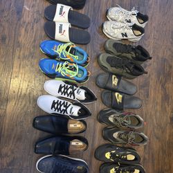 Men’s shoes nikes pumas dress shoes and rep black cats