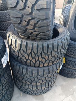 New set of tires aplus mud terrain 33 1250 22