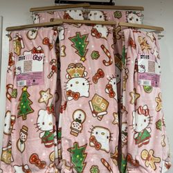 Hello Kitty Blanket Twin Size Band New !! 