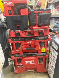 Milwaukee Packout Tool Storage Stack Set