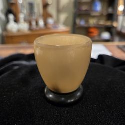 Vintage Horn Egg Cup