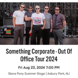 Something Corporate At The Stone Pony
