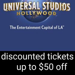 Universal Studios discounted tickets