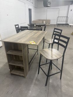 Counter Height Table, 3 Pcs.