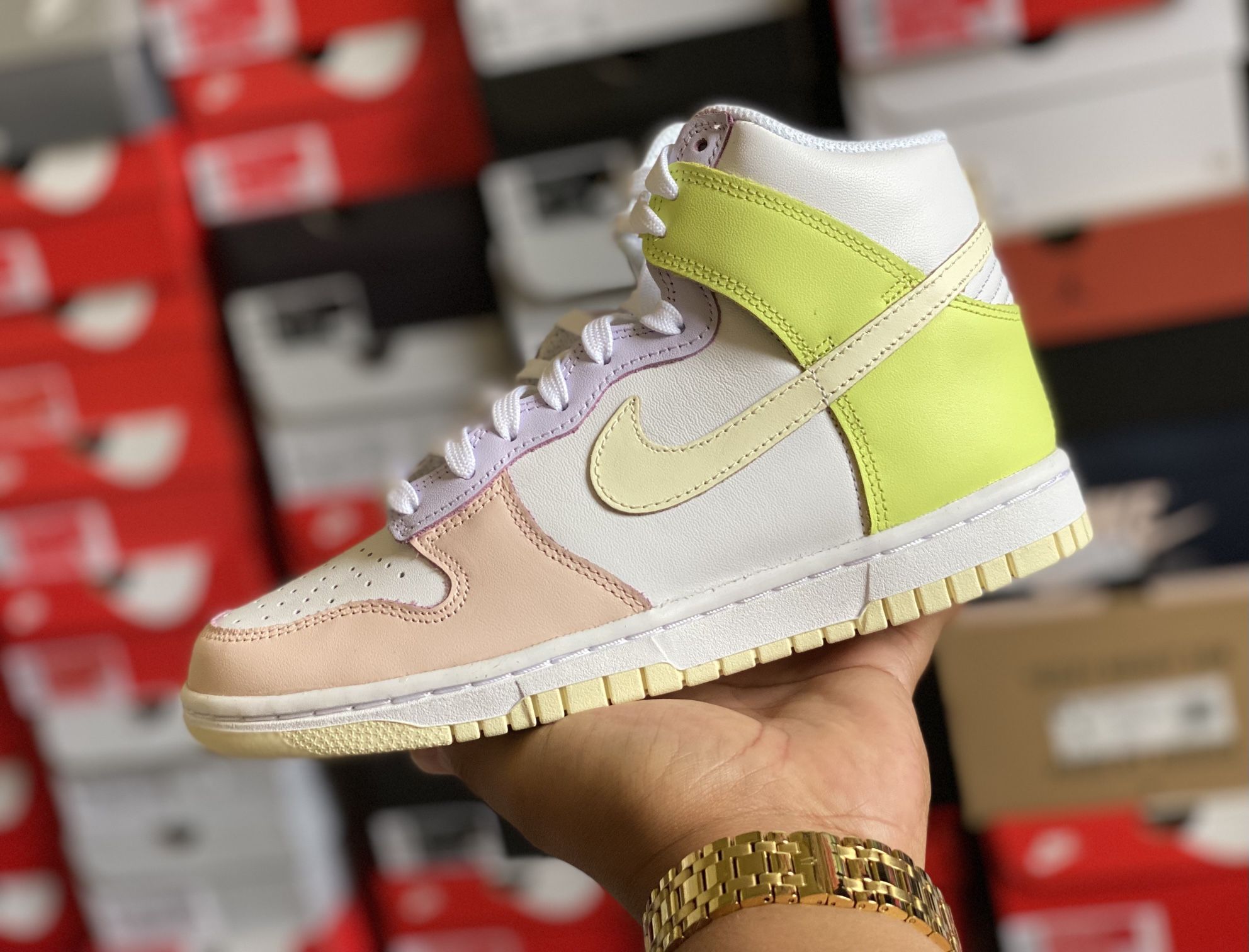 Nike Dunk High “Cashmere” Size 4