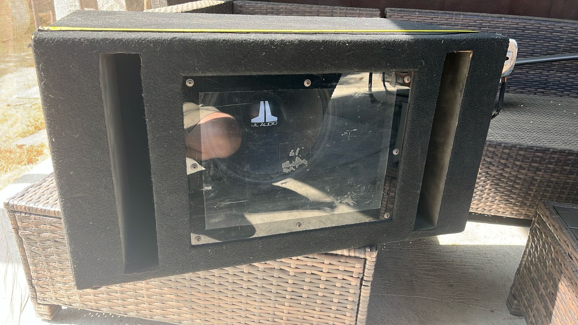 12” JL Audio Subwoofer In Plexiglass Box