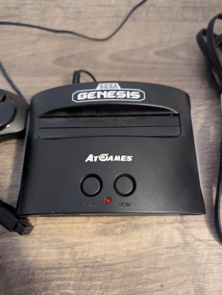 Sega Genesis With Controllers