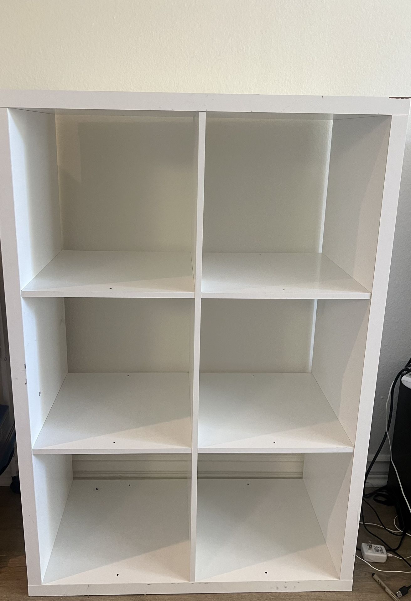 White 6 Cube Organizer