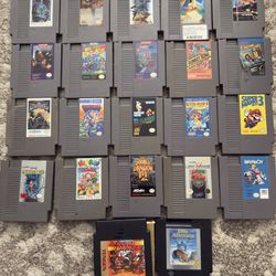 Nintendo Nes Games 20 Each