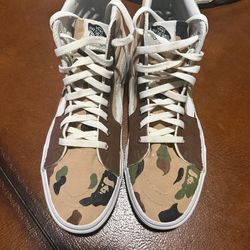 Vans Sk8-Hi Camo Brown Suede – Men’s Size 9