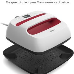 Cricut EasyPress 2 + Black & White Iron-On Sheets – Like New!