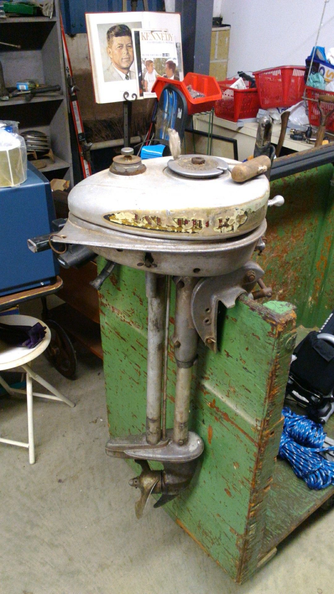 Evinrude elto outboard motor sportsman 4346. 01144 year 1935