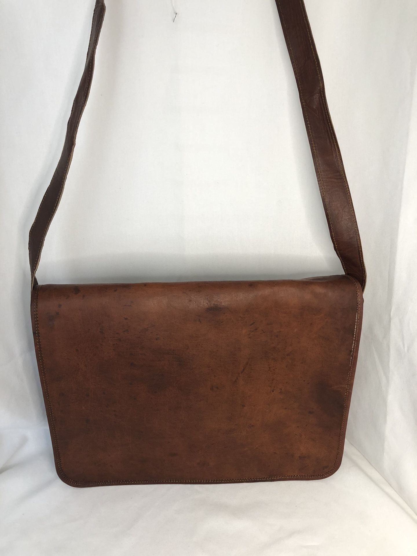 Leather Messenger Bag