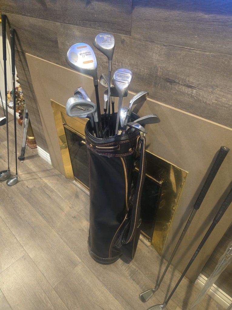 GOLF CLUBS WITH GOLF BAG (HOGAN) 12 CLUBS SET 