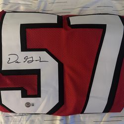 Signed/Authenticated Custom Dre Greenlaw Jersey