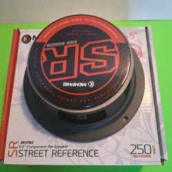 MEMPHIS (1) 6.5" COMPONENT PRO HIGH EFFICIENCY MID RANGE 250 WATTS  MAX POWER  CAR SPEAKER ( BRAND NEW PRICE IS LOWEST  )