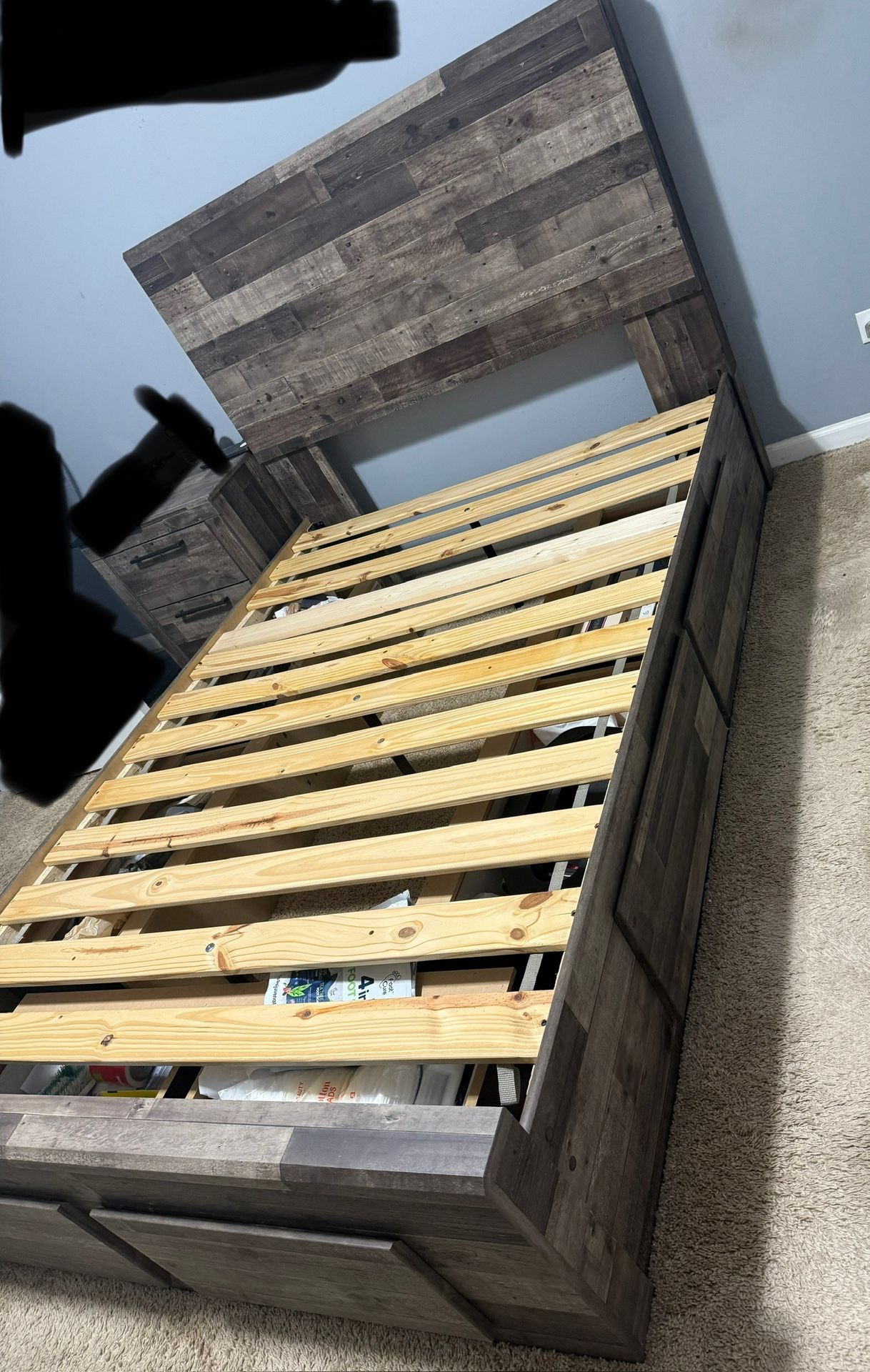 Full Size Bed Set - Dresser-Nighstand-Mirror