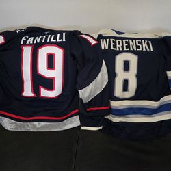 2 Columbus Blue Jackets Jerseys