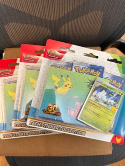 Pokémon - 30th celebration tech sticker collection