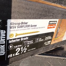 Subfloor screws