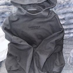 Essentials fear of God hoodie size large