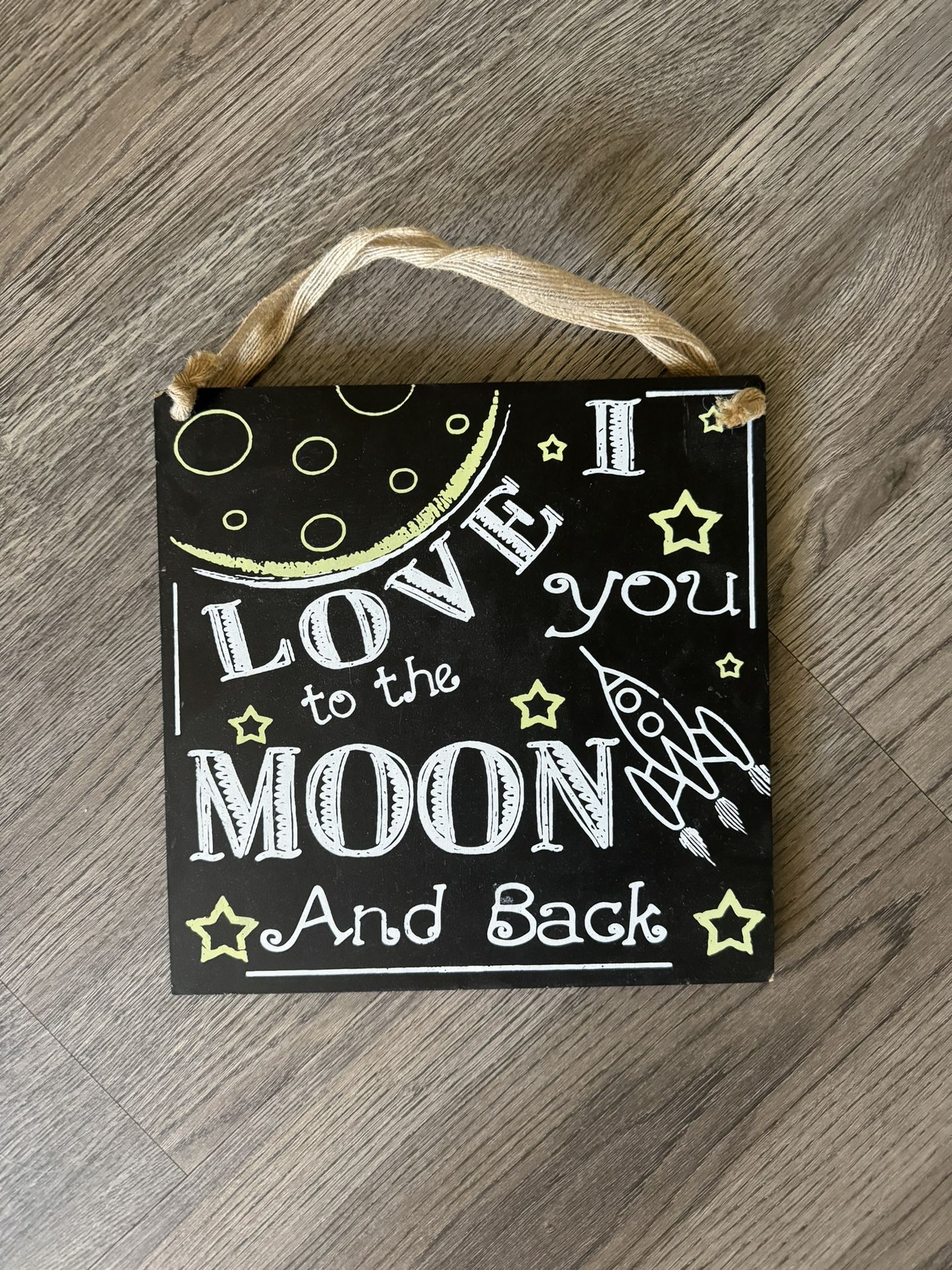 Home decor | I Love You To The Moon And Back