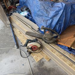 Circular Saw And Blower 
