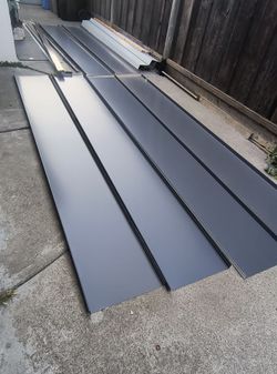 standing seam panels charco gray snap lock