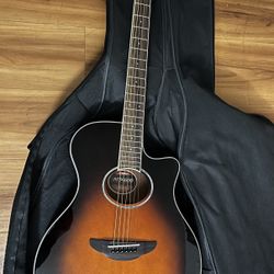 Yamaha Thinline Acoustic/Electric Guitar 
