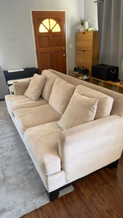 Beige couch