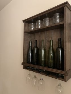 Wine Rack wall 25 W 26 H 6 D