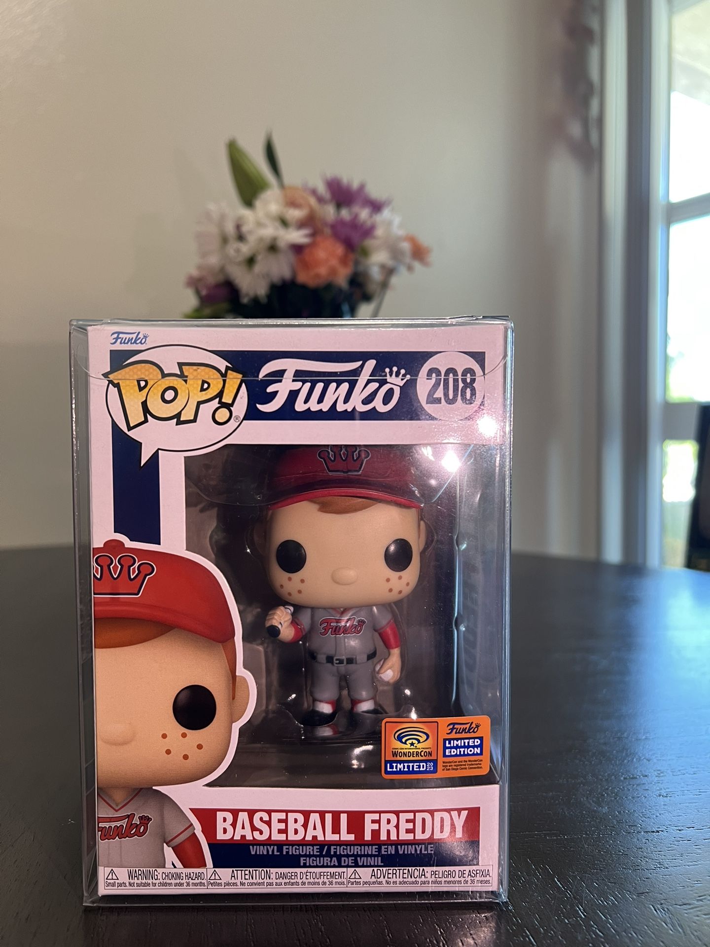 Funko POP! Baseball Freddie #208 Wonder Con Sticker
