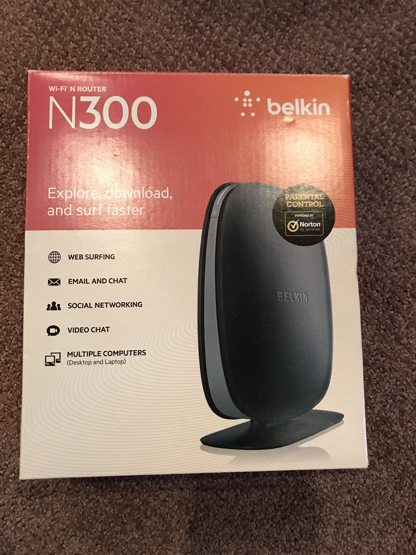 Belkin N300 wi-fi router