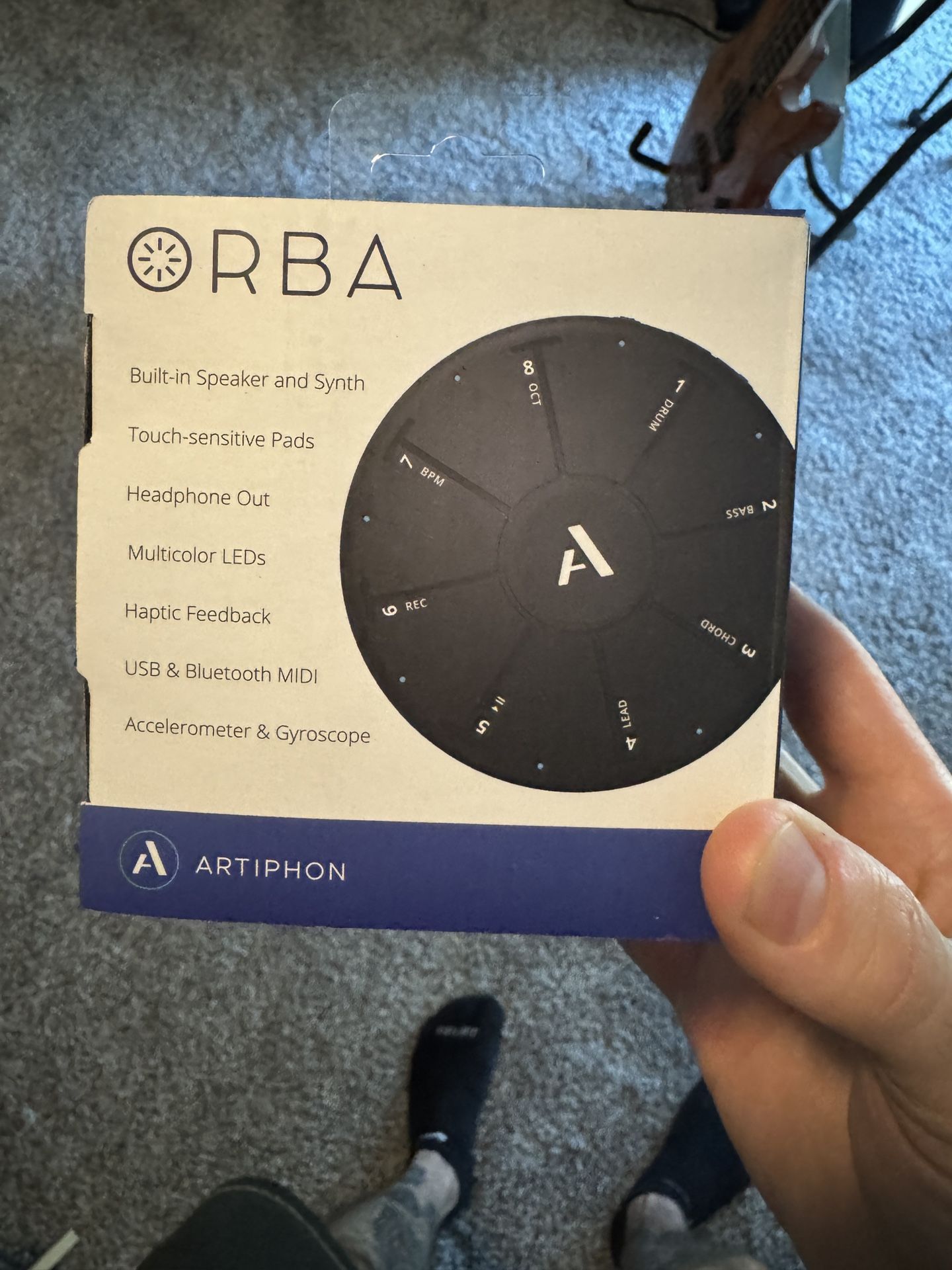 Orba Midi controller