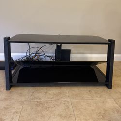 Glass Tv Shelf 